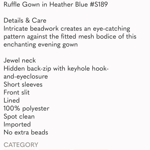 Adrianna Papell elbow length illusion sleeves beaded bodice gown - Picture 12 of 13